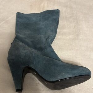 Chinese Laundry Blue Heeled Boots